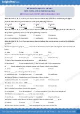Đề thi giữa kì 2 Tiếng Anh 11 Friends Global - Đề số 5